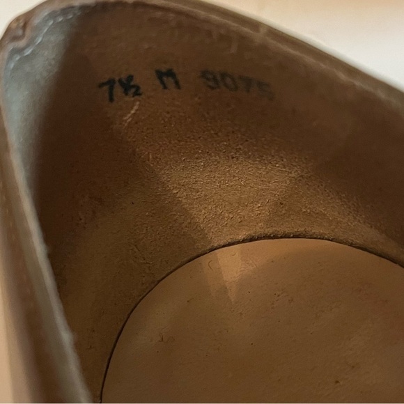 Jack Rogers Vintage Women’s Sz 7.5 Heels 3 Dimensional Face Graphic shoes - Picture 5 of 9